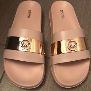 MICHAEL Michael Kors Slide Sandals Pink